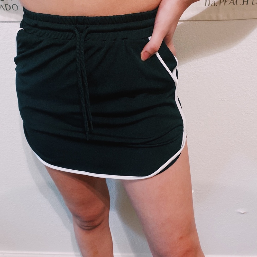 Athletic mini skirt